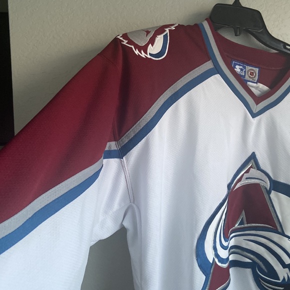 COLORADO AVALANCHE VINTAGE WESTERN CONFERENCE JERSEY NHL Large - Picture 11 of 12